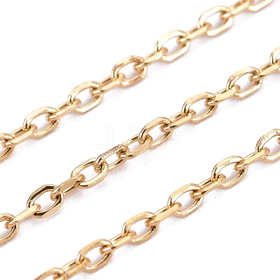 3.28 Feet 304 Stainless Steel Cable Chains X-CHS-F011-13A-G-1