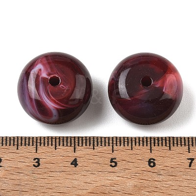 Two Tone Acrylic Beads AC-CBABA33-01H-1