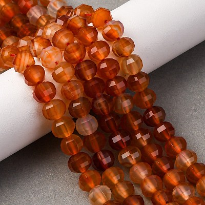 Natural Carnelian Beads Strands G-P587-D06-02-1
