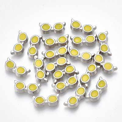 Alloy Enamel Cabochons PALLOY-T054-118-1