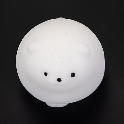 Bear Shape Stress Toy AJEW-H125-27-1