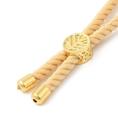 Twisted Nylon Cord Silder Bracelets DIY-B066-03G-18-1