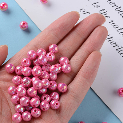 Opaque Acrylic Beads MACR-S370-D8mm-A13-1