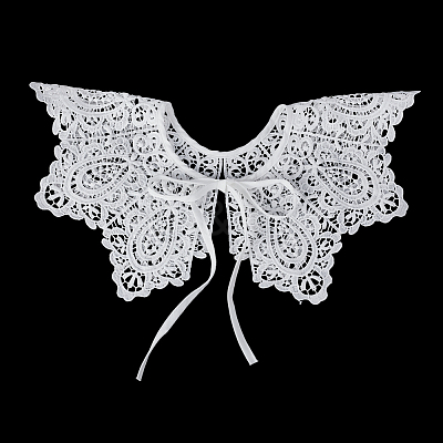 Polyester Lace Collars AJEW-WH0248-746D-1