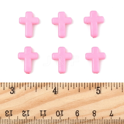 200Pcs Opaque Acrylic Beads SACR-FS0001-39B-1