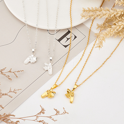 4Pcs 2 Colors Alloy Game Controller Magnetic Matching Pendant Necklaces Set NJEW-AN0001-29-1