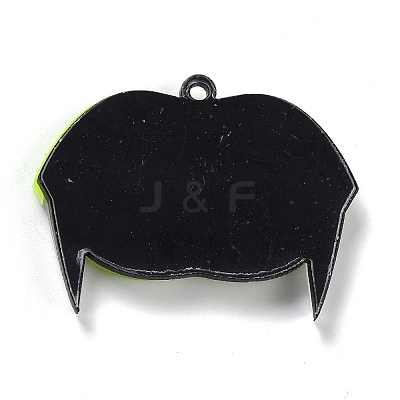 Western Style Fluorescent Acrylic Pendants LS-BACR-I001-01C-1