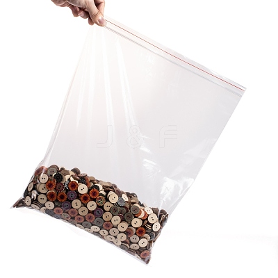 Plastic Resealable Packaging Bags OPP-Q002-35x45cm-1