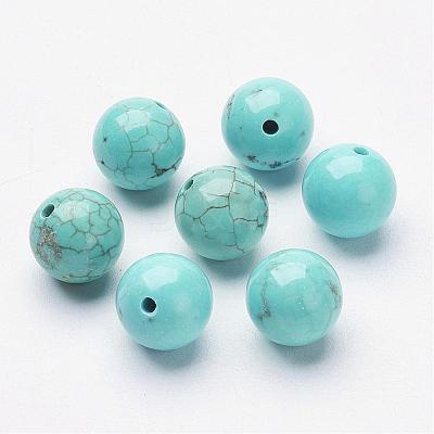 Natural Magnesite Beads G-P212-8mm-1