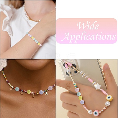 60Pcs 4 Colors Cubic Zirconia Imitation Pearl Beads ZIRC-CJ0001-30-1