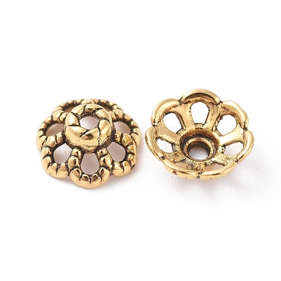 Tibetan Style Bead Caps GLF0761Y-1