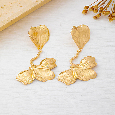 Alloy Stud Earrings for Women WGA091D-05-1