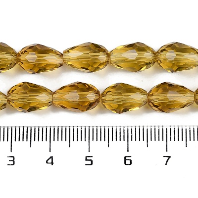 Transparent Glass Beads Strands EGLA-N013-T8mm-D08-1