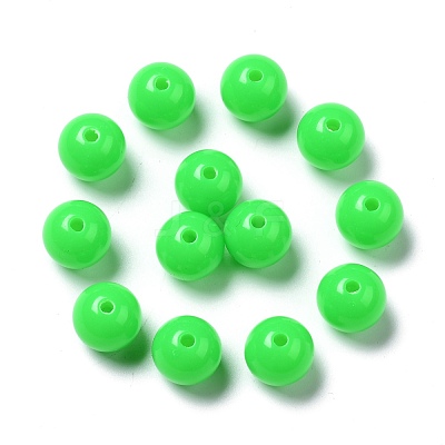 Fluorescent Acrylic Beads MACR-R517-10mm-07-1