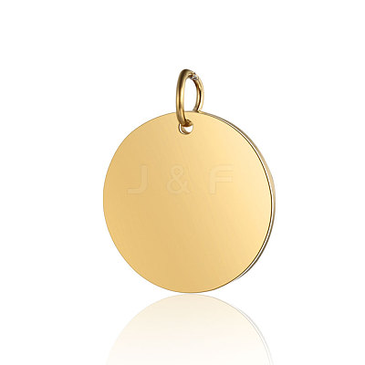 Ion Plating(IP) 304 Stainless Steel Pendants STAS-I311-32G-G-1