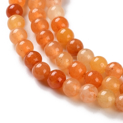 Natural Red Aventurine Beads Strands X-G-L609-A02-03-1