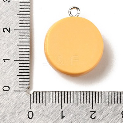 Resin Pendants RESI-A038-01F-1