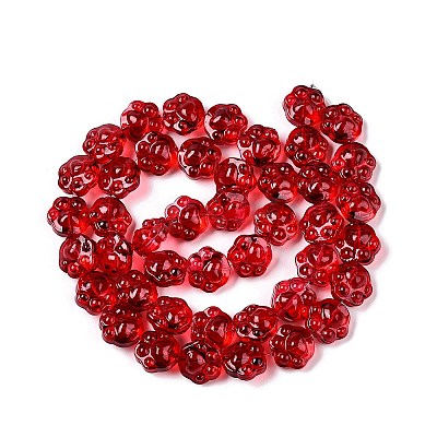 Transparent Electroplate Glass Beads Strands EGLA-T021-12A-1