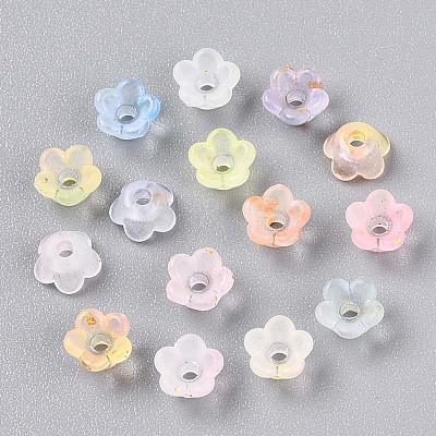 Frosted Transparent Acrylic Beads LS-OACR-N137-72F-1
