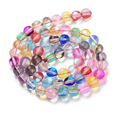 Transparent Glass Beads GLAA-B022-6mm-11-1