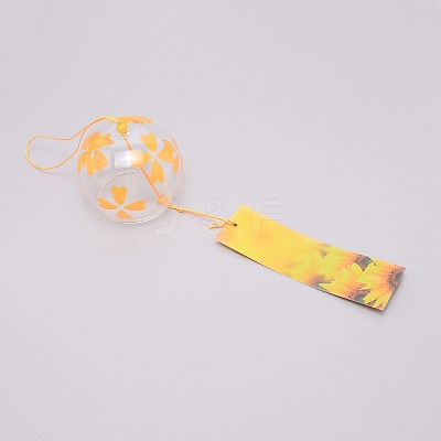 Japanese Round Painting Glass Wind Chimes CF-TAC0001-04A-1
