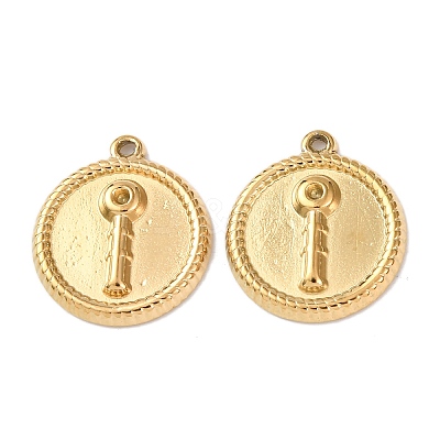 304 Stainless Steel Pendants STAS-P432-01E-G-1