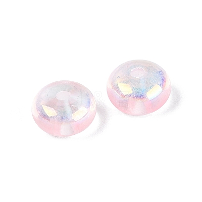 Baking Paint Electroplate Transparent Glass Beads EGLA-Q141-01B-A06-1