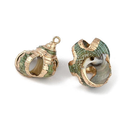 Natural Shell Pendants SHEL-K009-01A-1
