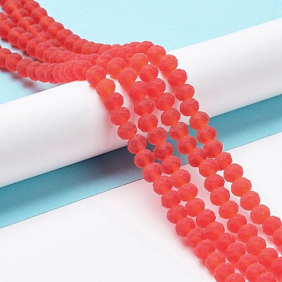 Transparent Glass Beads Strands EGLA-A034-T4mm-MD01-1