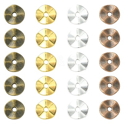 Tibetan Style Alloy Wavy Spacer Beads PALLOY-CJ0001-53-NR-1