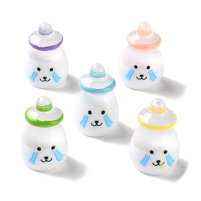 Resin Puppy Feeder Ornaments RE-CBAF175-01-1