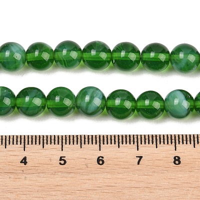 Handmade Lampwork Beads Strand LAMP-B056-8mm-16-1