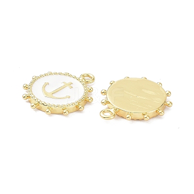 Eco-Friendly Stainless Steel Enamel Pendants STAS-C031-02G-05-1