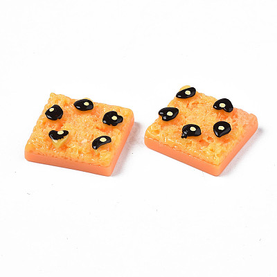 Opaque Epoxy Resin Cabochons CRES-S358-49-1