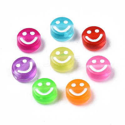 Transparent Acrylic Beads TACR-S135-001B-01-1