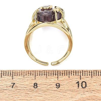 Natural Amethyst Cuff Rings GG-CBA5FCC-03G-05-1