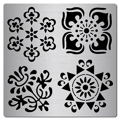 Stainless Steel Cutting Dies Stencils DIY-WH0238-018-1