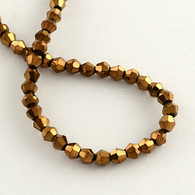 Electroplate Glass Bead Strands LS-EGLA-R094-4mm-04-1