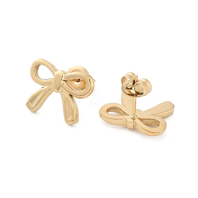 304 Stainless Steel Stud Earrings EJEW-H115-09G-1