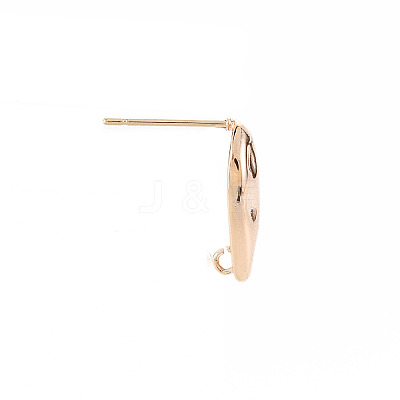 Brass Earring Findings KK-S356-441-NF-1