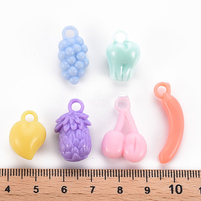 Opaque Acrylic Beads TACR-S154-45D-1
