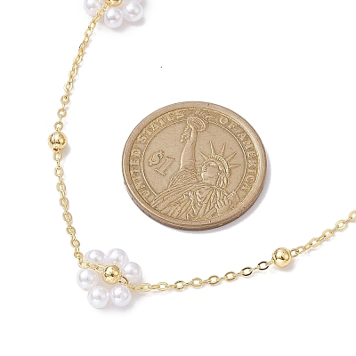 ABS Imitation Pearl Beads Necklaces NJEW-JN04733-1