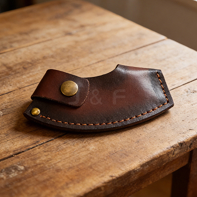 Cowhide Leather Axe Cover AJEW-WH20018-303-1