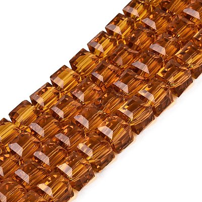 Transparent Glass Beads Strands LS-GLAA-R041-8x8mm-A08-1
