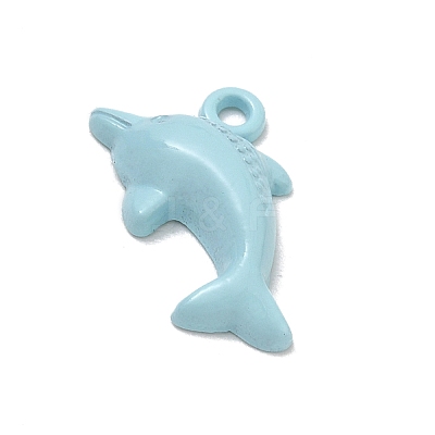 Spray Painted Alloy Pendants AL-CBA5D51-02A-1