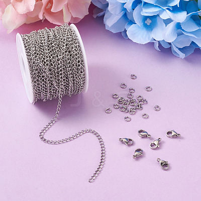 DIY Chain Bracelets & Necklaces Kits DIY-YS0001-20P-1