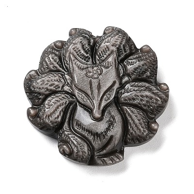 Natural Silver Sheen Obsidian Pendants G-G098-02A-1