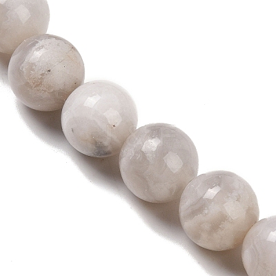 Round Natural Crazy Lace Agate Beaded Strands G-L374-01-12mm-1