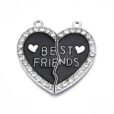 Alloy Enamel Split Pendant LS-ENAM-S130-25A-1
