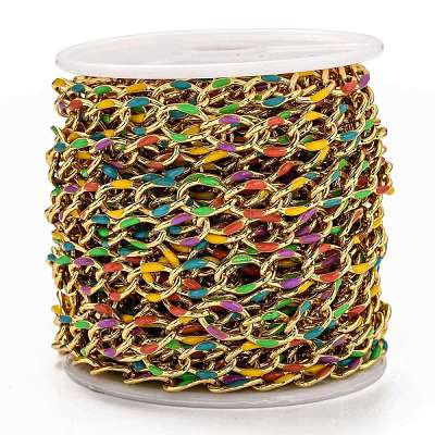 Brass Curb Chains CHC-L039-46B-G-1